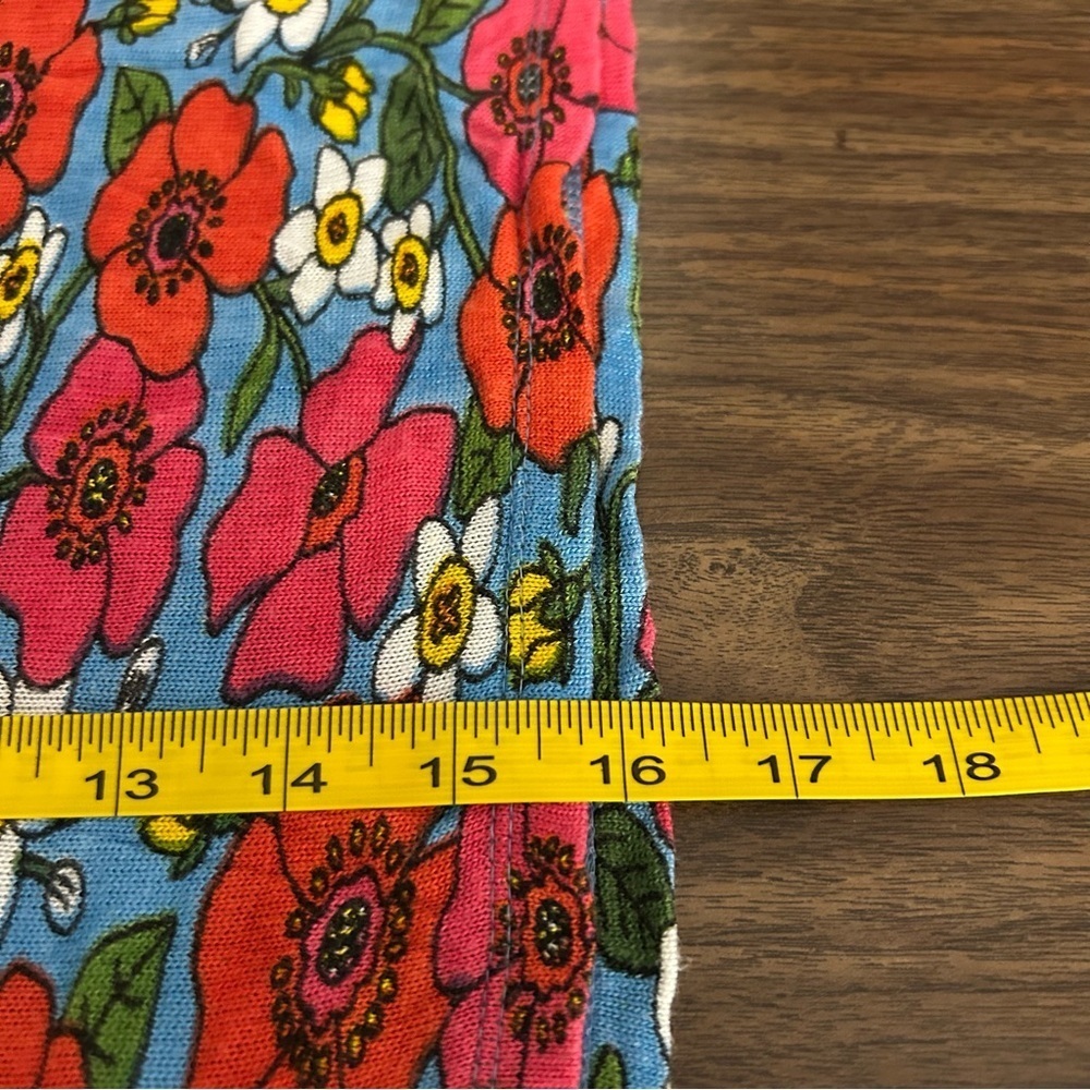 Compania Fantastica Floral V-Neck Blouse - Bold Poppy Print S❤️ - Picture 11 of 12